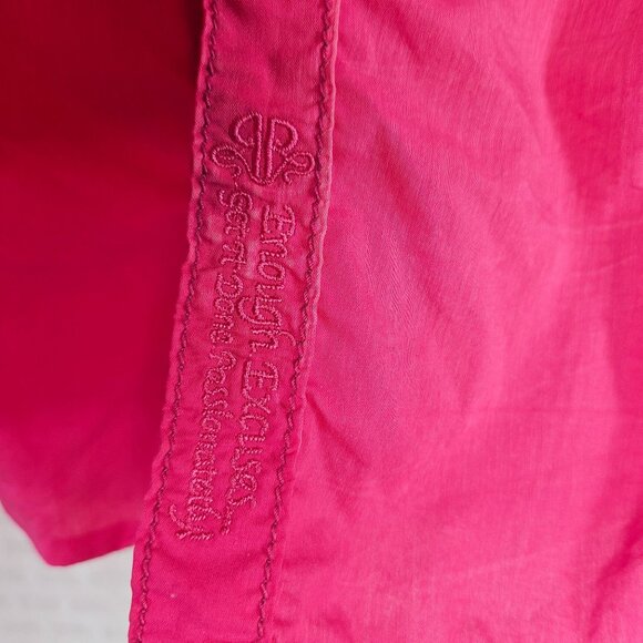 Roar Pink Embroidered Western Button-Down Shirt With Zipper detail - Picture 8 of 11